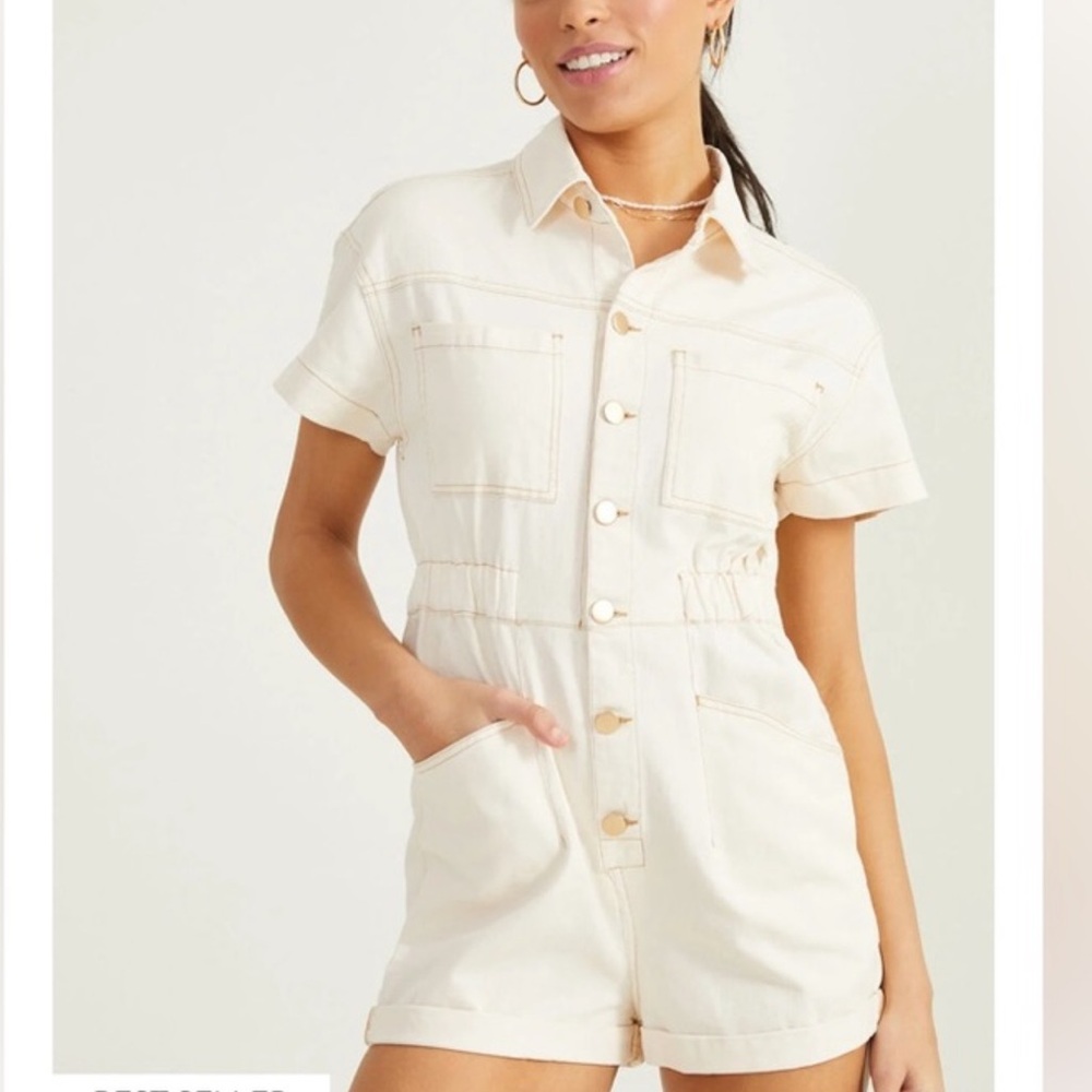 Altered State Denim Romper 🤍